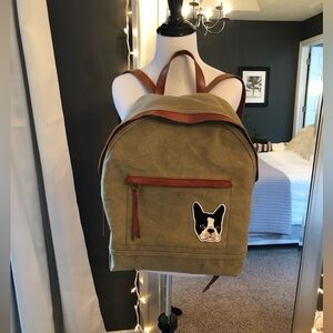 Madewell Canvas and Leather Backpack